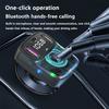 Car Mp3 Player Dual Usb Fast Charger Bluetooth 5.0 FM Transmitter Receiver Bluetooth Compatible 5.0 Fm Transmitter Usb Car Kit