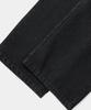 COLUMBIA UNIVERSITY Sl-Label Belted All-Round Denim Pants Black Denim