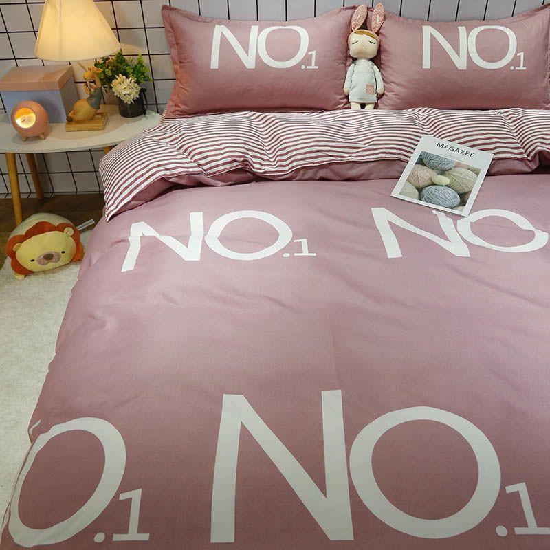 Cartoon Duvet Cover Household Skin-friendly Washable Modern Quilt Covers Students Non-fading Bedding Luxury Housse De Couette