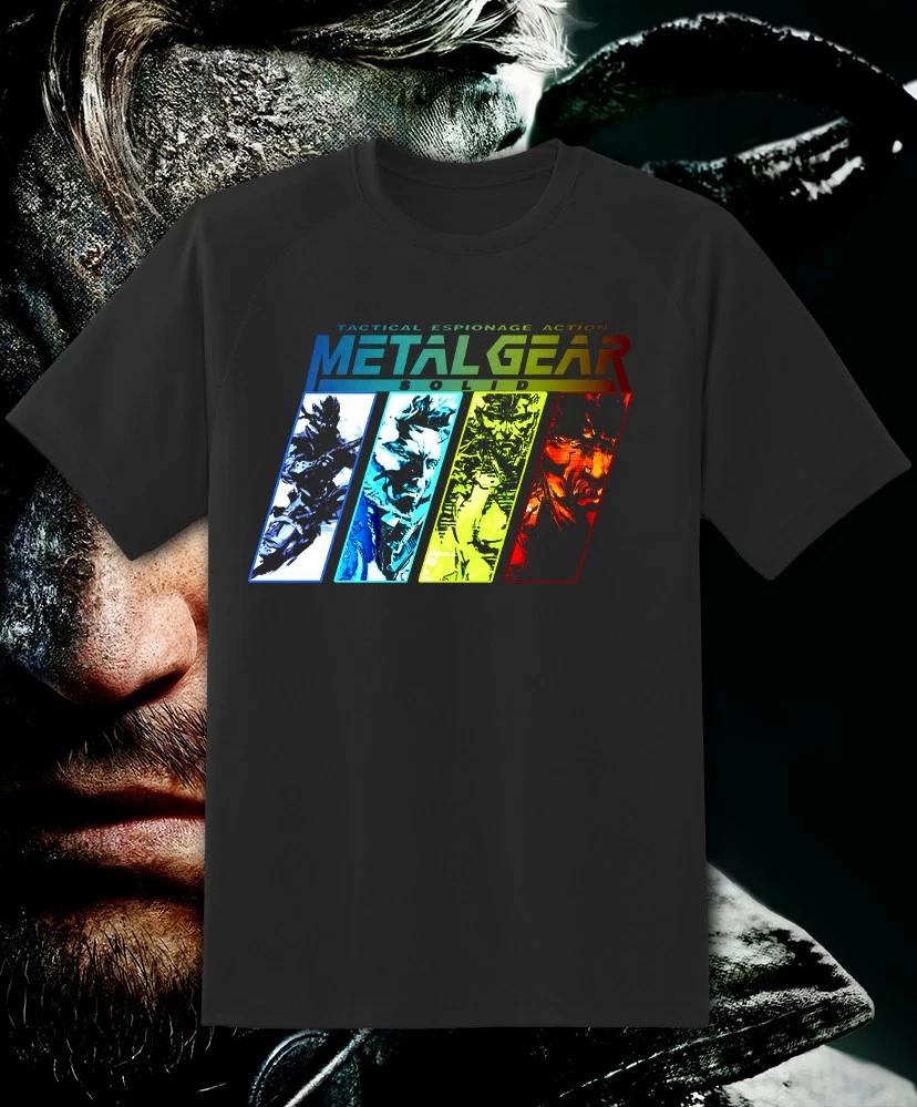

Metal Gear Solid V2 Retro Video Game TShirt Loose Fit Casual Pure Cotton Couple Streetwear Top vintage t shirt S