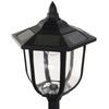 Outdoor Solar Floor Lamp, LED Lantern, 60 Lumens, 26 x 26 x 177 cm, Black
