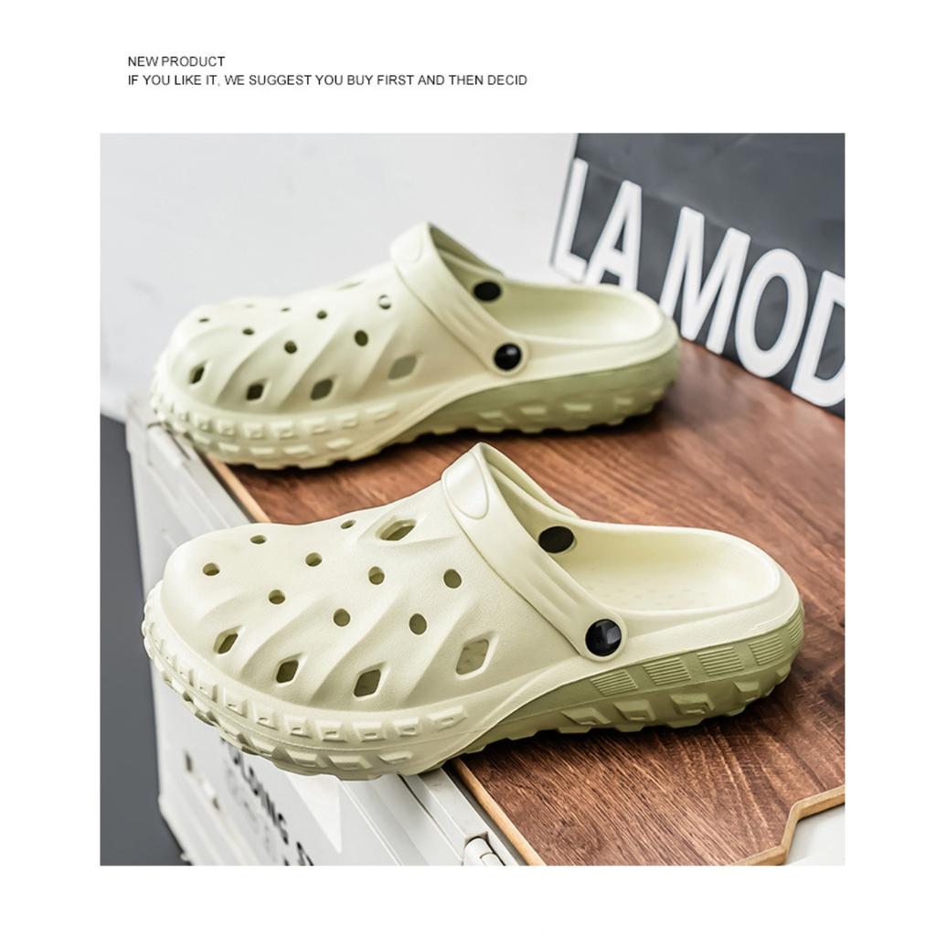 Men's, EVA Slippers, Thick Soled, Non Slip, Toe Over Slippers, Casual, Versatile, Beach Sandals