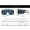 Luxury Brand Designer Half Frame Sunglasses Women For Men Trendy Punk Oversized Flat Top Sun Glasses Vintage Shades