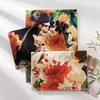 WTEMPO Women's Autumn Winter Retro Elegant Printed Scarf Casual Versatile Scarf Shawl Fashion Cold-proof Windproof Warm Scarves