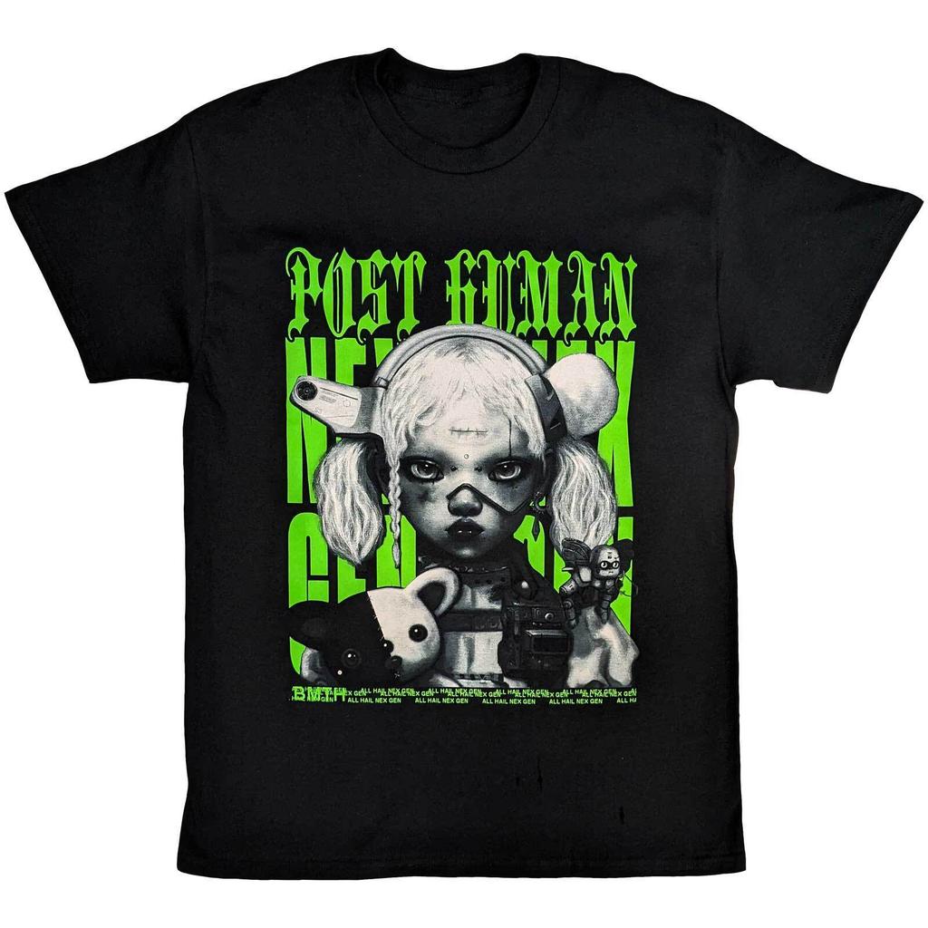 T-Shirt Bring Me The Horizon BMTH Verde Nex Gen Band Ufficiale Nuova Nera