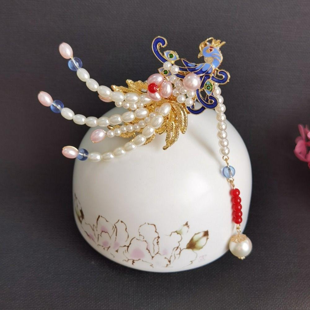 Gland Style chinois épingle à cheveux perle Hanfu chapeaux Antique Hanfu bâton de cheveux femmes