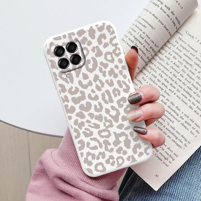 For Samsung Galaxy M33 M53 5G Case Cute Fashion Heart Flowers Soft Silicone Bumper Cover For Samsung M13 M15 M55 M35 Fundas TPU