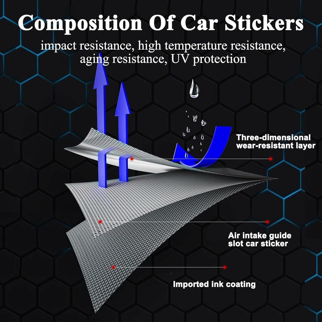 ENLEE Bike Frame Protection Tape, Non-Yellowing Transparent Bike Frame Protection Kit, Clear Honeycomb PVC Anti-Scratch Protector For MTB/Road/Gravel