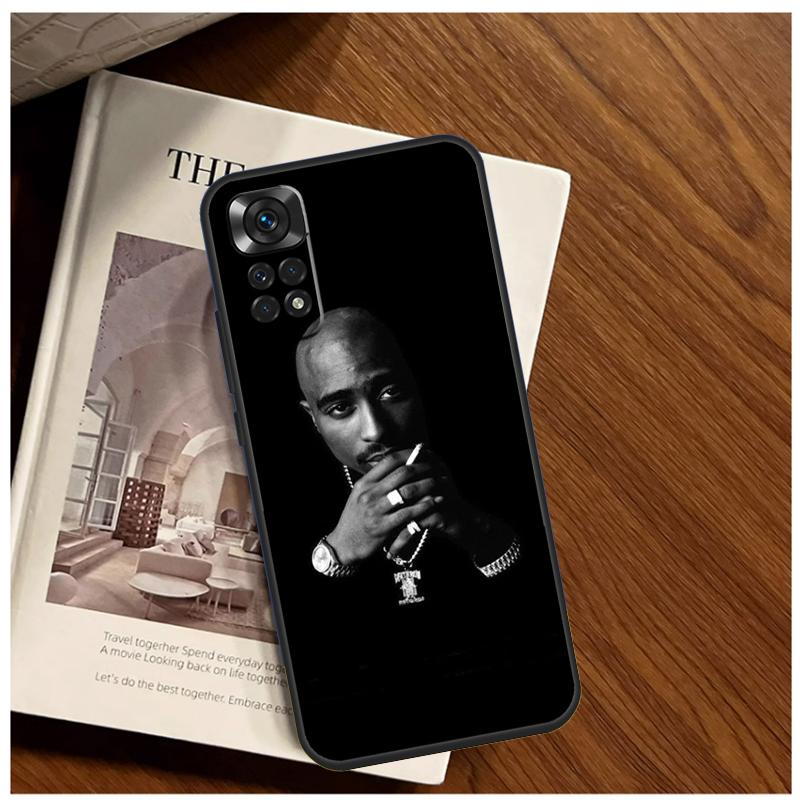 Rapper 2pac Singer Tupac Case For Xiaomi Redmi Note 13 14 9 10 11 12 15 Pro Plus Cover For Redmi 15 C 14C 10C 12C 13C