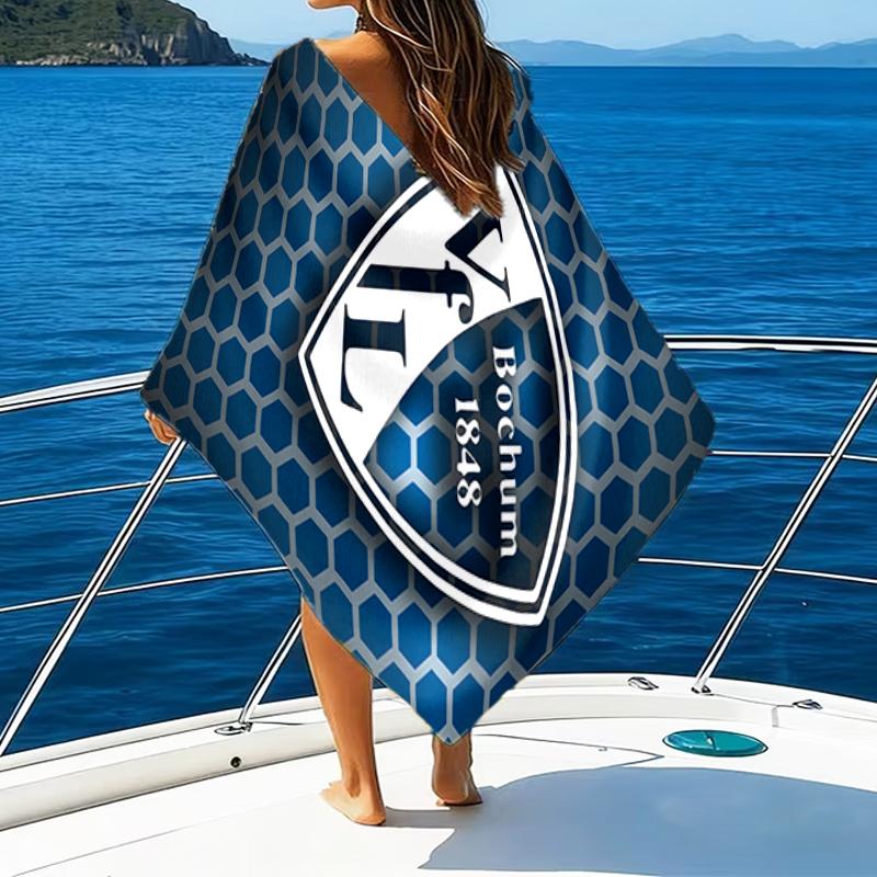 Football Bochum Beach Towel - Soft, Absorbent Microfiber, Lightweight, Ideal for The Beach, Parties, Travel, Camping fan gifts