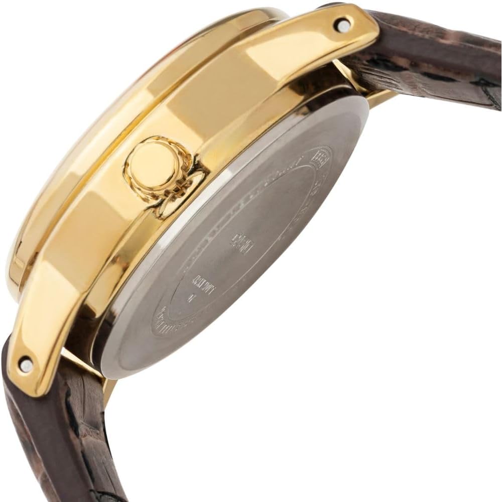 Casio LTP-V002GL-1B Women's Gold Tone Leather Band Easy Reader Dial Date Watch