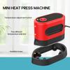 Bærbare varmepressemaskiner Hot Press Mini Iron Machine T-skjorteutskrift for klesvesker Hatter Pads Teppe Telefonveske DIY Hjem