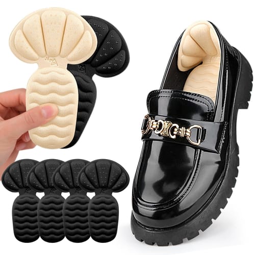 

YUXIKIS Накладки на пятки, Т-образные, Предотвращают появление волдырей, Регулируемые накладки на пятки, Свободно отрезаемые, Предотвращают слишком большой размер обуви, Подходят для большинства туфель, Амортизируют