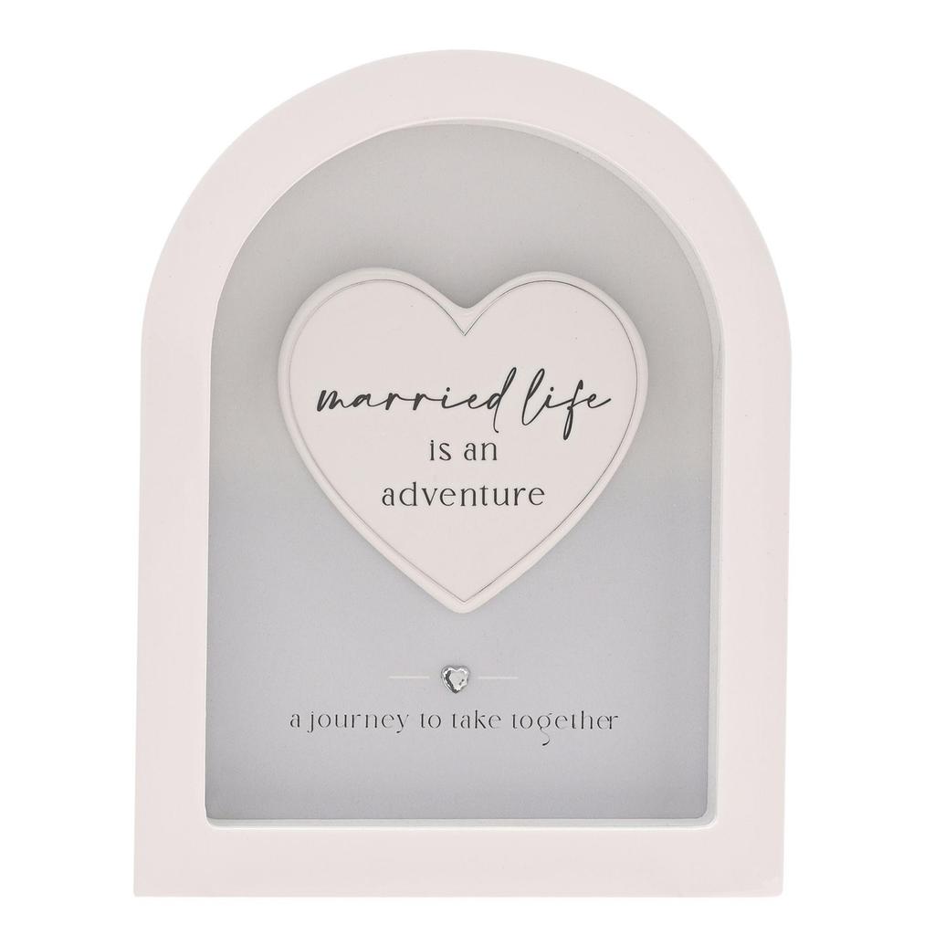 Amore Arch Plaque 18cm - Married