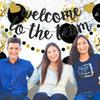 Welcome to Team Banner Black Gold Flash Welcome Banner for New Employees Team Members Colleagues Staff Colleagues New Teachers Welcome Party