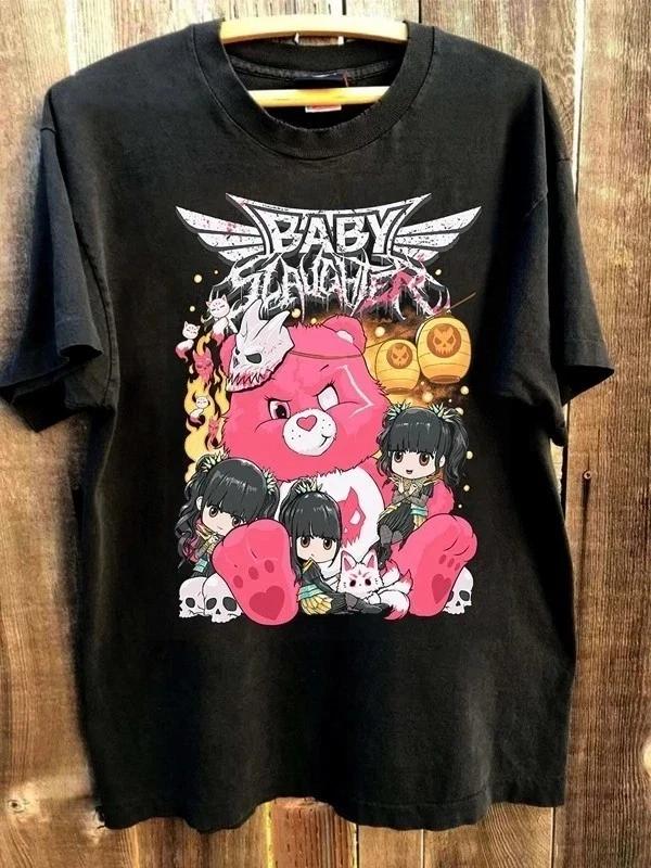 Babymetal - Baby Slaughter T-shirt Short Sleeve Black Tee Unisex S-5XL 3XL