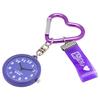 Fieldwork Women's Analog Pocket Watch with Carabiner Charm, Purple, ST301-6