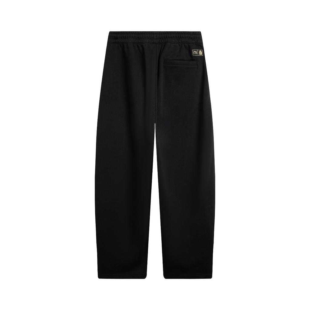 Li Ning Sports Lifestyle Series Logo Embroidered Letter Knitted Sweatpants Men Bottoms AKLW069-2