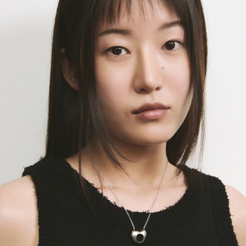 

hotdew [925 silver] hole heart necklace (41cm) 41cm