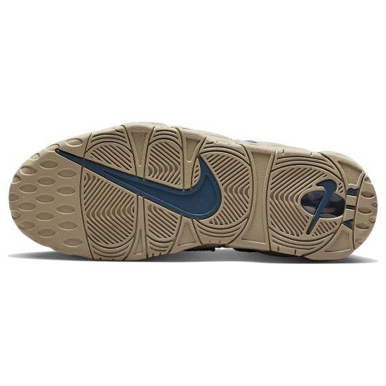 Nike Air More Uptempo Limestone Unisex-Sneaker Hellbraun-Baldrian-Blau DV6993-200