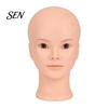 Cosmetology Practice Head Bald Mannequin Head, Male/Female Hair Model, Professional Large Circumference Model for Wig Making, Hat Glasses Display,