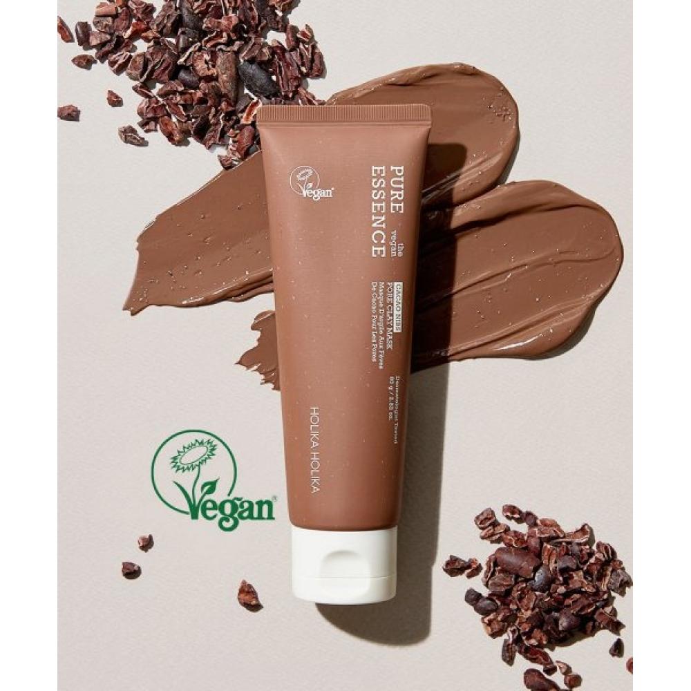 Holikaholika Pure Essence Vegan Cacao Nibs Pore Clay Mask NONE