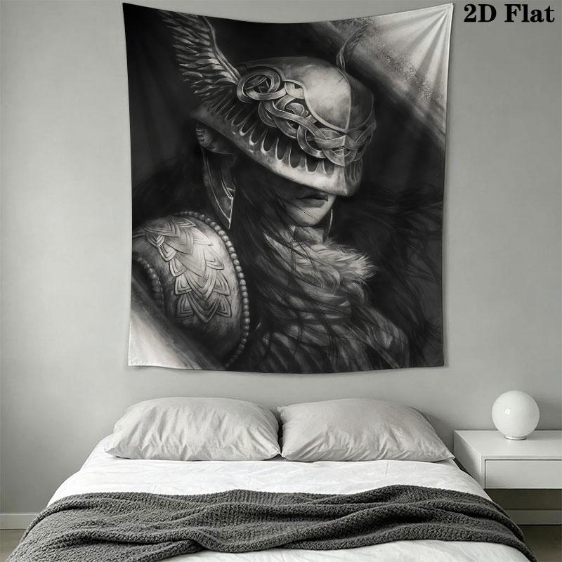 Malenia Fury Wall Hanging Printed Fabric Blanket Decorative Tapestries for Bedroom Living Room Home Decor