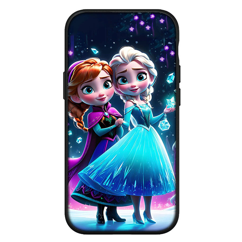 for Samsung Galaxy S25 S24 S23 S22 Ultra FE Plus A17 A37 A57 A56 A55 A06 A16 A15 A36 A26 A35 A05 A25 A54 A34 Phone Case Comics Elsa Anna Olaf Cover
