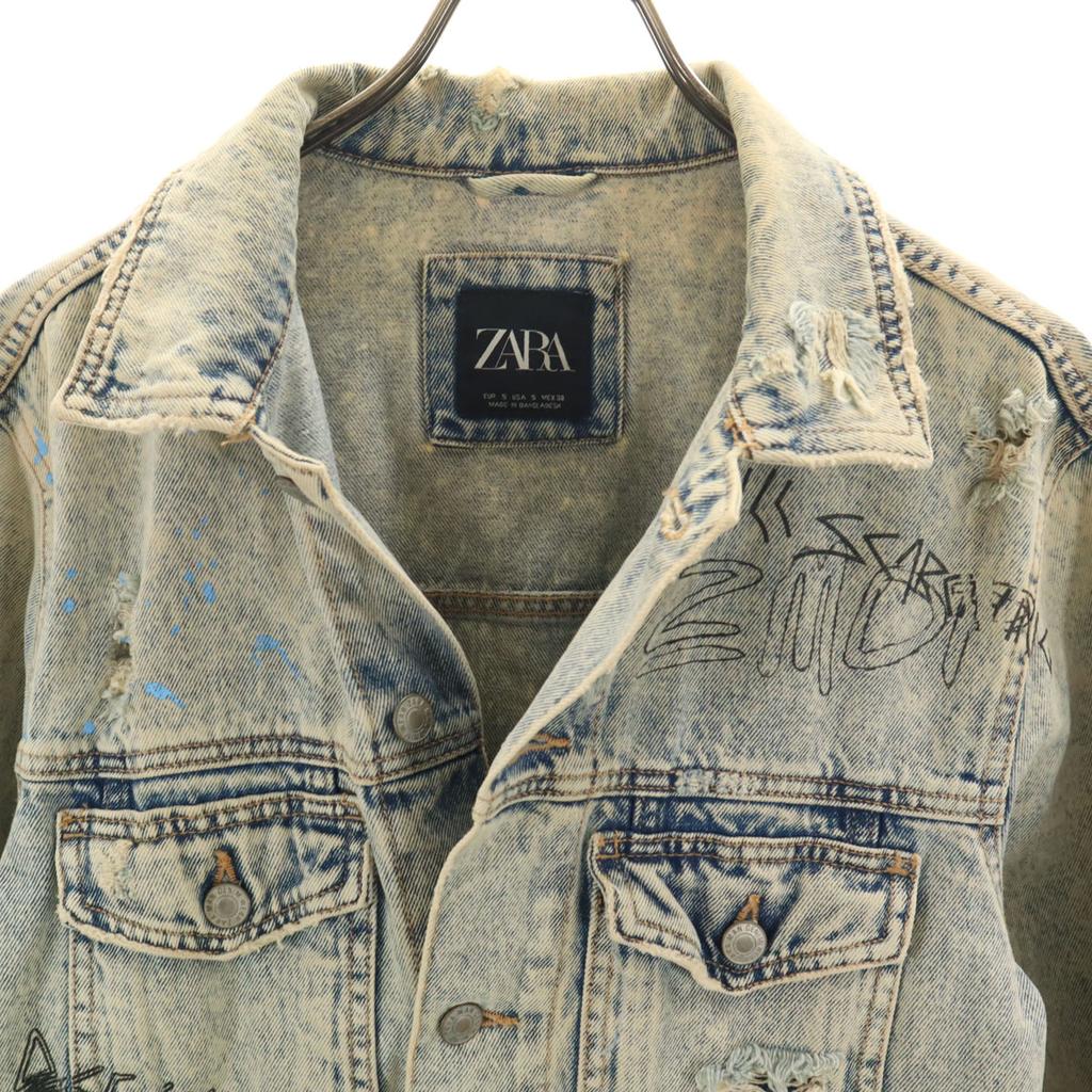 ZARA Denim Jacket S Blue Men's Used