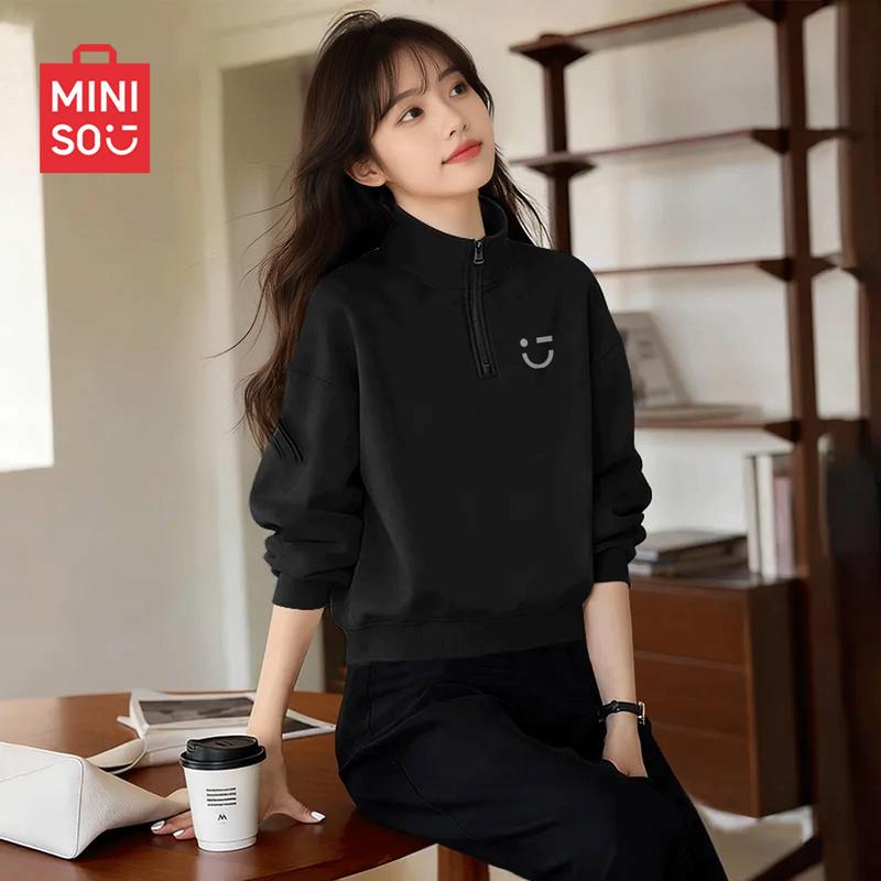 MINISO Women s Loose Fit Pullover Sweatshirt S 1760₽