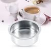 Coffee filter basket strainer made of stainless steel for 2 cups, small and practical,   service life, good filter effect with reusable environment