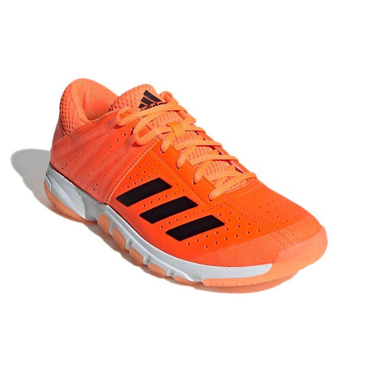 Adidas Wucht P5.1 Durable Non-Slip Low-Top Badminton Shoes Men Shoes Orange Black F99913
