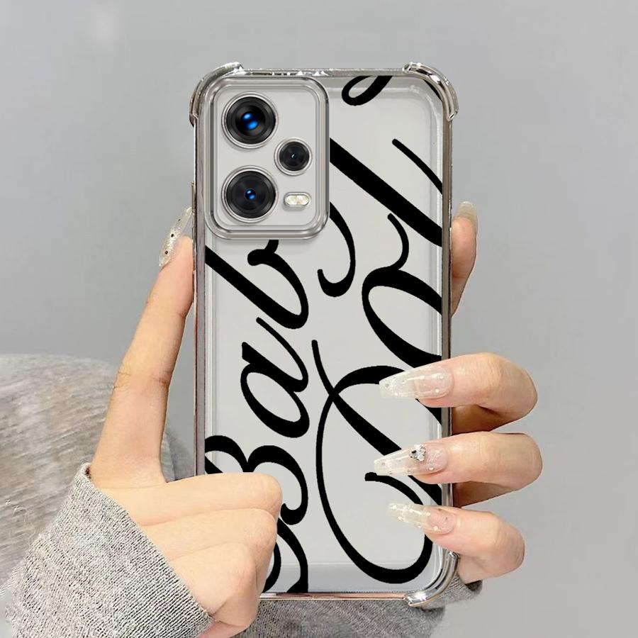 Creative Stylish English Letters Case for Redmi Note 14 Pro Plus Note 13 11s A3 A5 11 10 Lite K80 13C 12 9 Pro Phone Cover