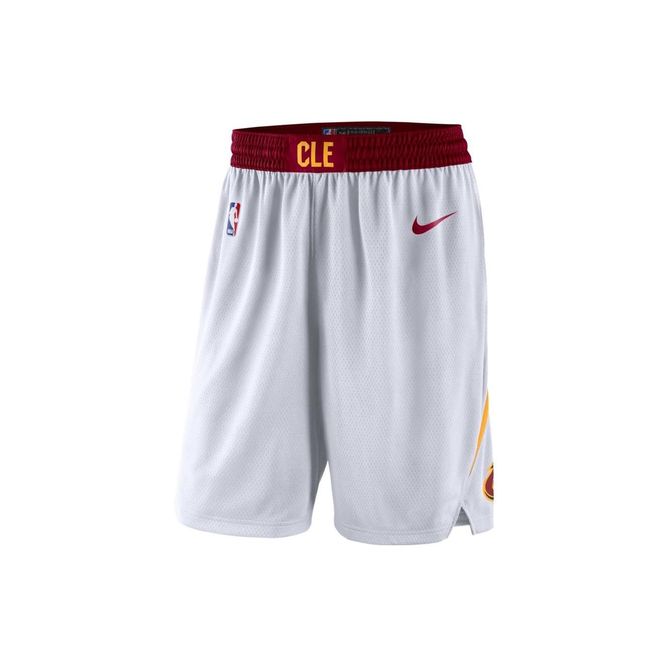 Nike x NBA Cleveland Cavaliers Association Edition Swingman Shorts White Men s AJ5595-100 XXL