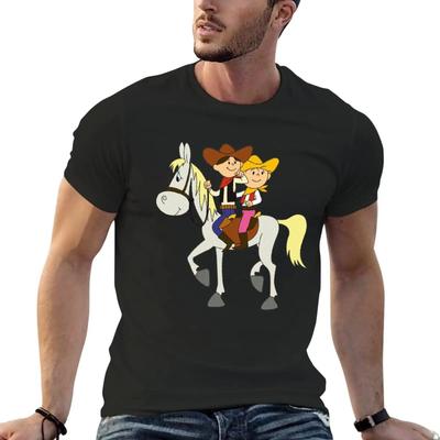 Bolek I Lolek Cowboys T-Shirt Shirts Graphic Tee Cute Tops Oversized Graphic Tee Mens T Shirt Graphic