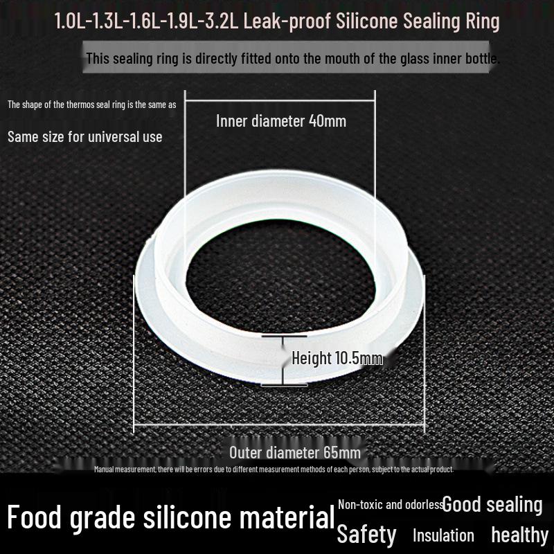 Universal Thermos Flask Lid Sealing Ring and Stopper Set for Optimal Insulation