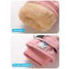 1 Pair Winter Ski Gloves with Fastener Tape Water-Resistant Windproof Fleece Lining Thermal Touchscreen Gloves for Kids
