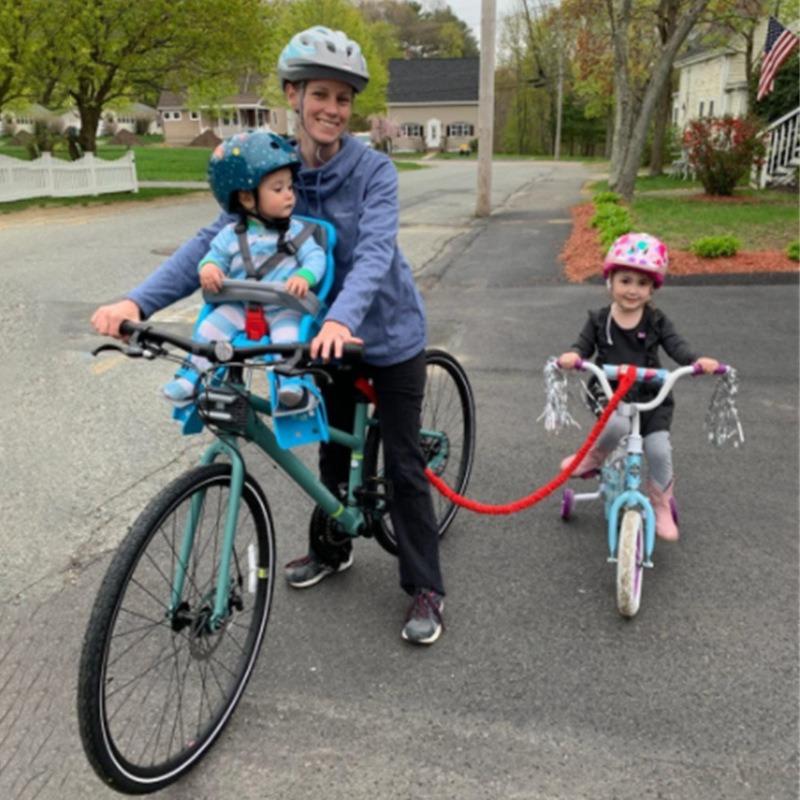Outdoor Bicycle Traction Rope Mountain Bike Trailer Rope Outdoor Riding Parent-Child Tension Rope Elastic Trailer Rope