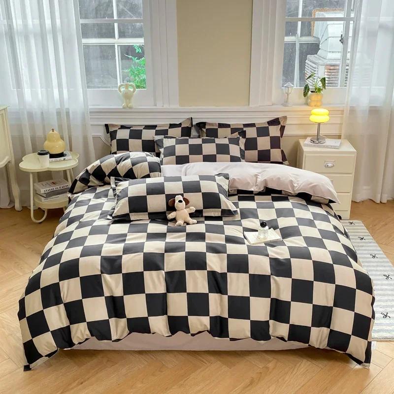 Zebra Soft Duvet Cover Set Black White Animal Print Beding Warm Comforter Covers plus 2 Pilowcases Home Decor for Children Kids Tens Young Boys Young