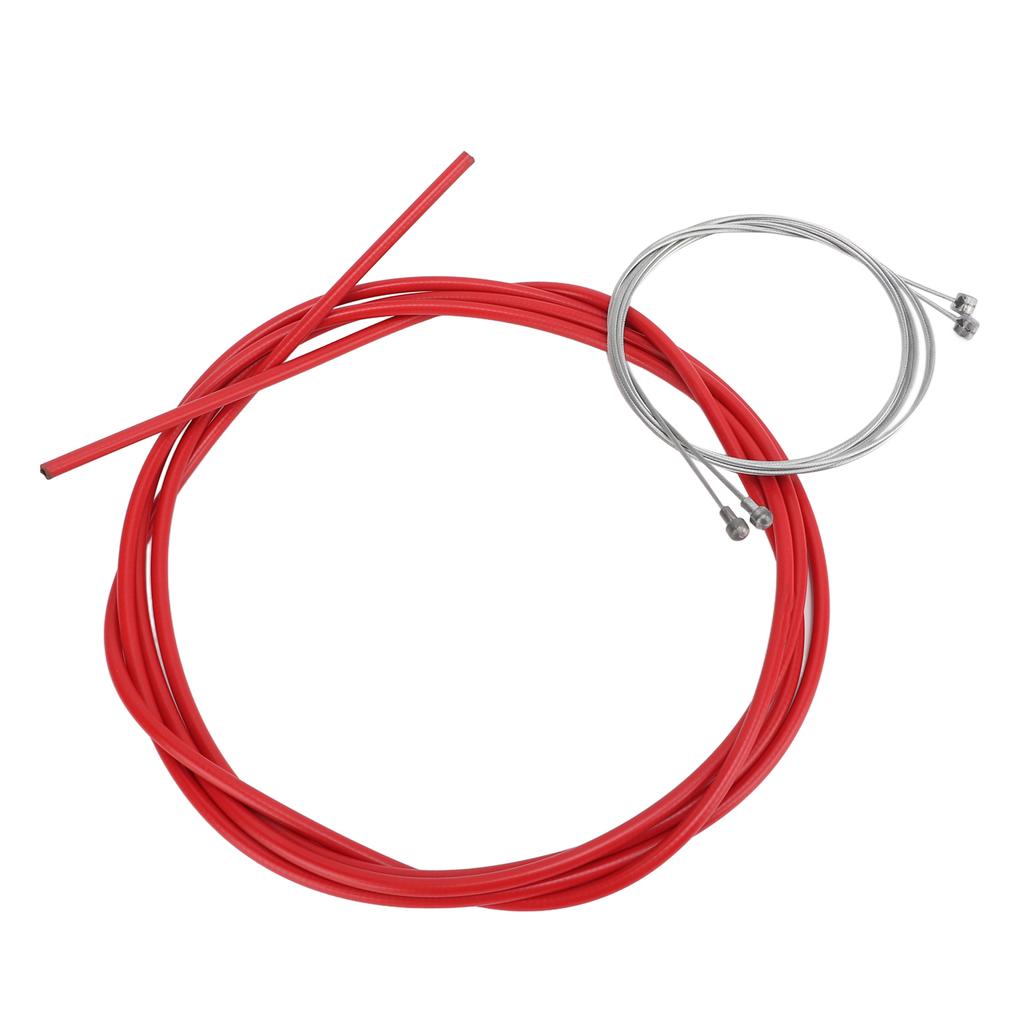 MEROCA Bicycle Shifter Cable Housing Kit Bike Brake Cable Housing Sets Bicycle Brake Line TubeRed