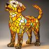 Cute Corgi Dog Series Art Night Light LED Resin Animal Night Light Handmade Desk Lamp for Desktop Decorations