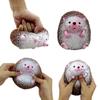 TPR Cartoon Hedgehog Decompression Toys Animals  Stress Ball   Grip Training