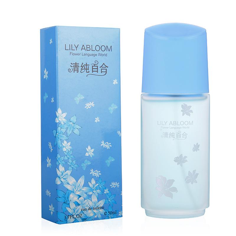 New Fragrant Yellow Jue Lan Women's Perfume Perfume 50ml Hanging Flower Lily Rose Perfume Lasting Fragrance