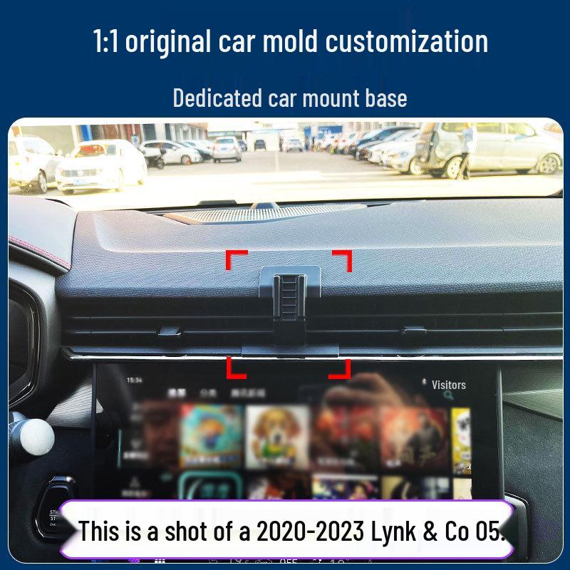 Lynk & Co 05 Car Phone Holder (2020-2023), Air Vent Clip-On Gravity Mount