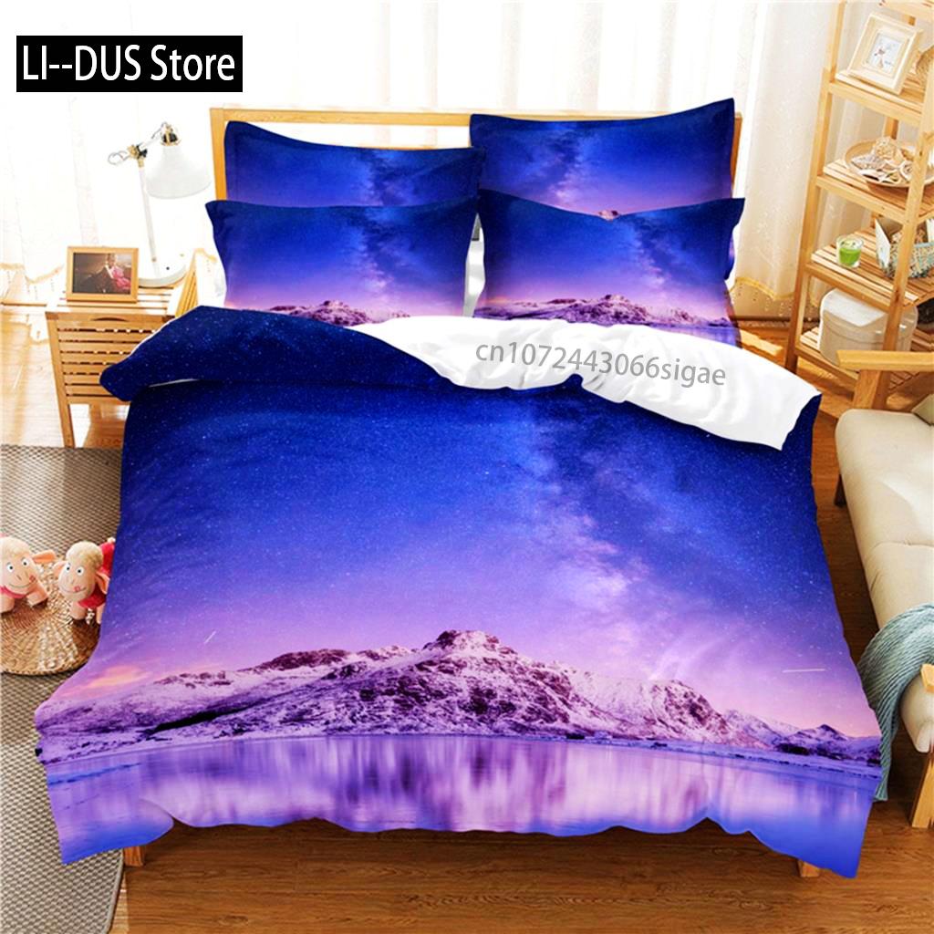 Starry Night Bedding Set Duvet Cover Set 3d Bedding Digital Printing Queen Size Bedding Set Fashion Design