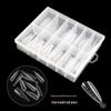 120-Piece Reusable Nail Extension Kit: Glue, Mold & Crystal Nail Pieces