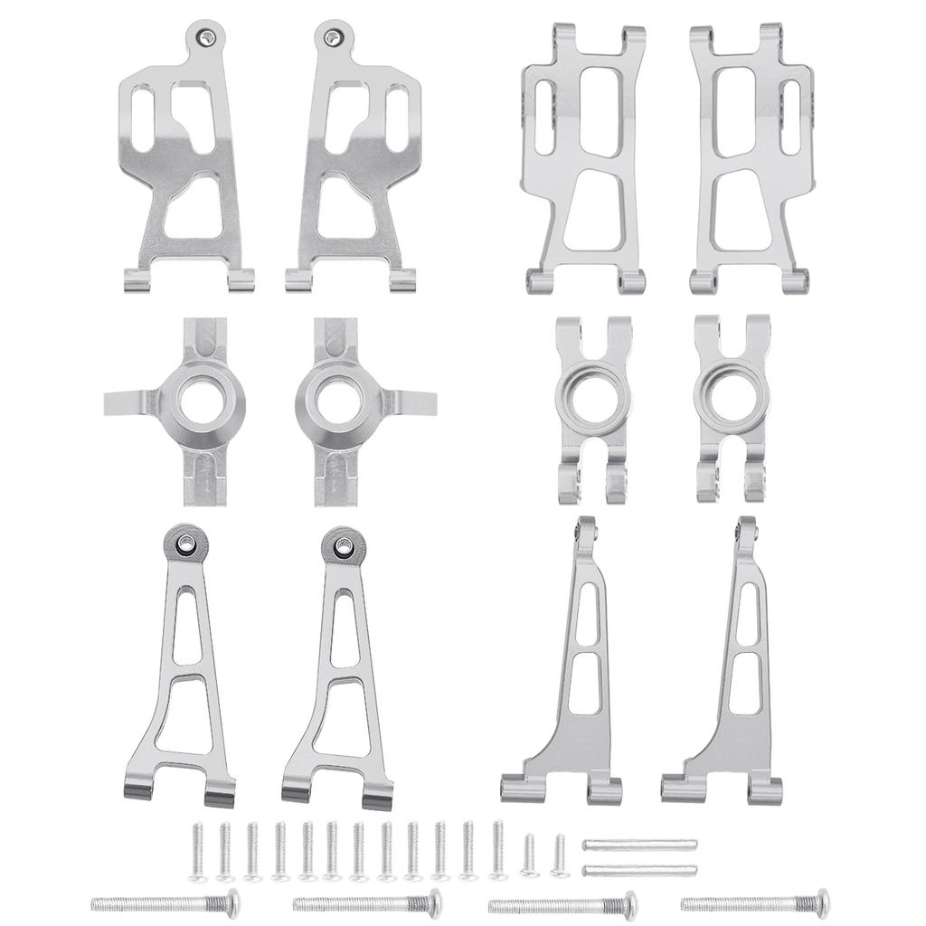 Mjx 14210 14209 H14BM Metal Steering Cup Upper Lower Swing Arm Set Shock Tower Bracket Body Post Hyper Go RC Car Upgrade Parts