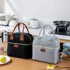 Outdoor Portable Insulated Lunch Bags Thermal Cooler Tote Leakproof Handheld Work Lunch Box Waterproof Pouch Organizer Bag