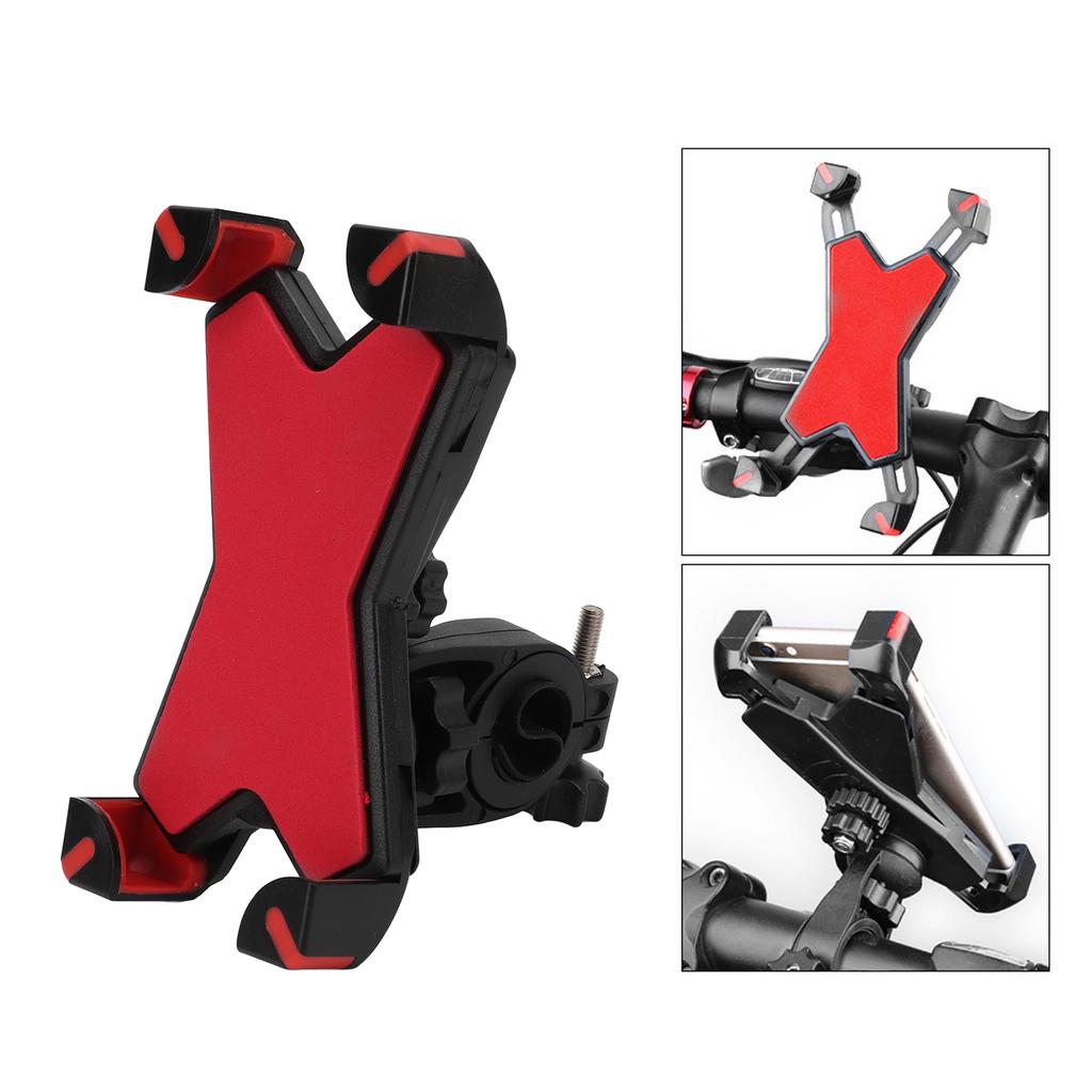 3.5‑7 Inch Bike Phone Holder 360 Degrees Rotating   Bike Mobile Phone Support Stand