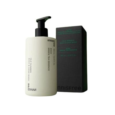 Isle Number Body & Hand Wash Green Tea Essonce 300ml | Refreshing Perfumed Cleanser | Daily Hydrating Body & Hand Care K-Beauty